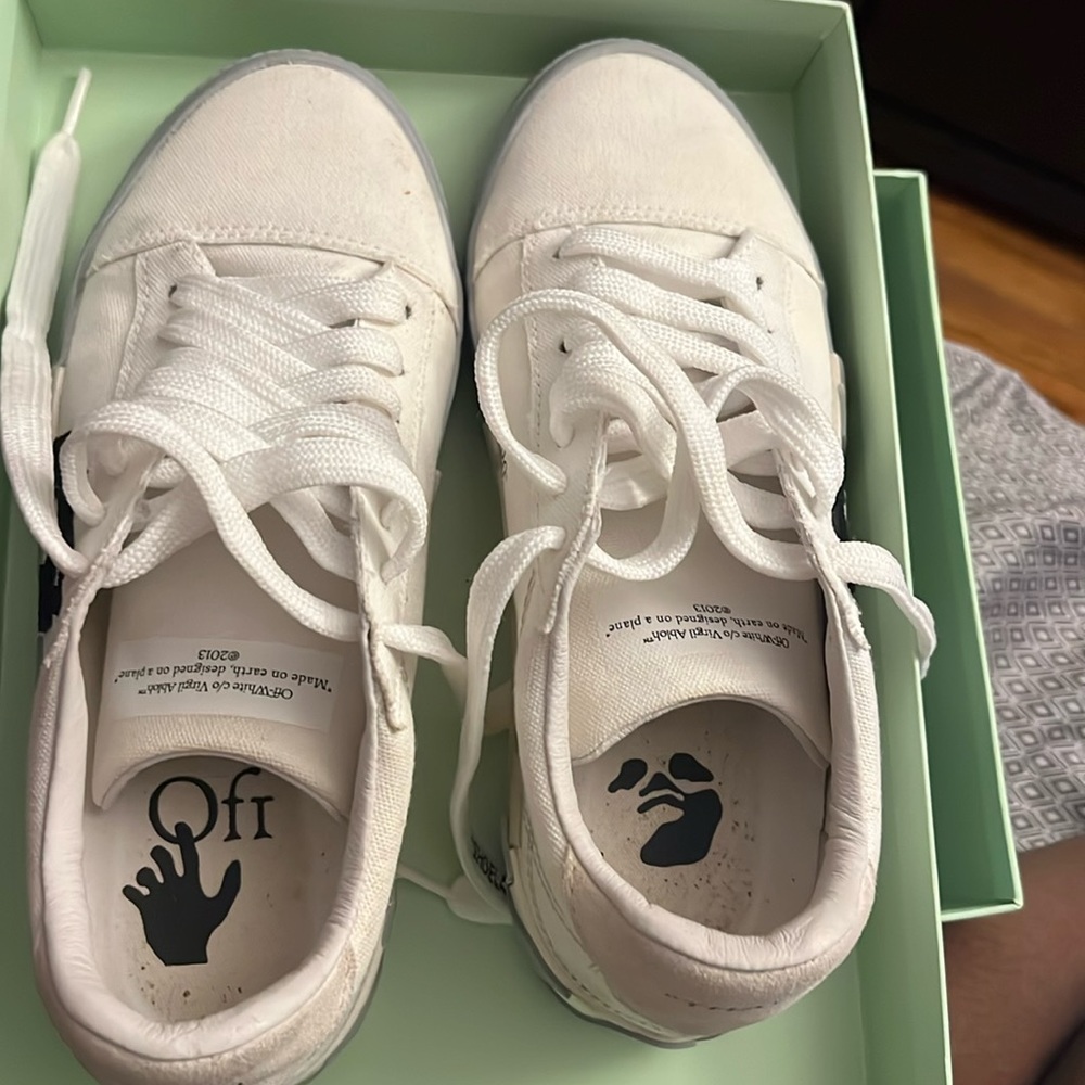 Off white sneakers